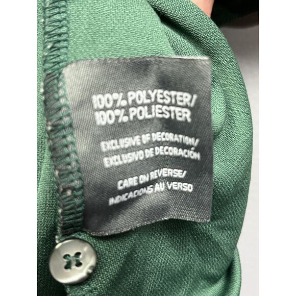 Miami Hurricanes Shirt Mens XL Polo Golf Green Orange Canes Football The U - Picture 6 of 8